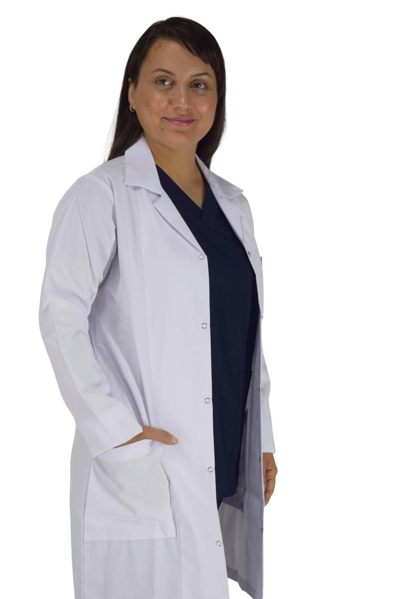 Kadın doktor önlük